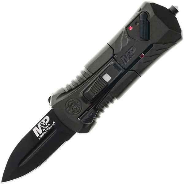 Smith & Wesson MP Compact OTF Automatic Knife Gray AUS-8