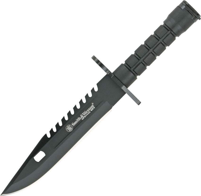 Smith & Wesson Special Ops Combat Knife 7.75" Blade Fixed Blade w/ Sheath