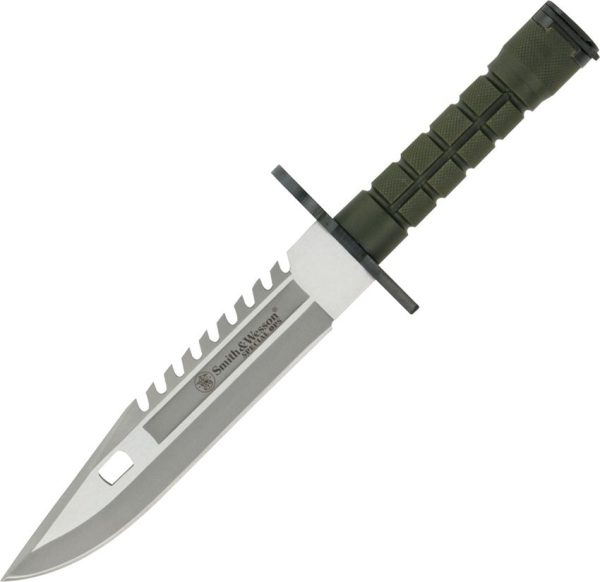 Smith & Wesson Special Ops Combat Fixed Blade Knife OD Green