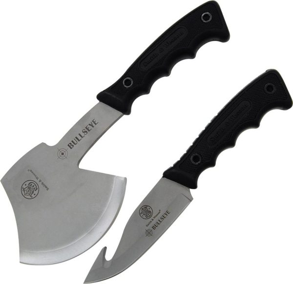 Smith & Wesson Bullseye Axe Fixed Blade Combo 440C Stainless