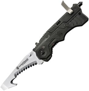 SW911N.jpg Smith & Wesson Rescue Linerlock Assisted Opening Folding Knife
