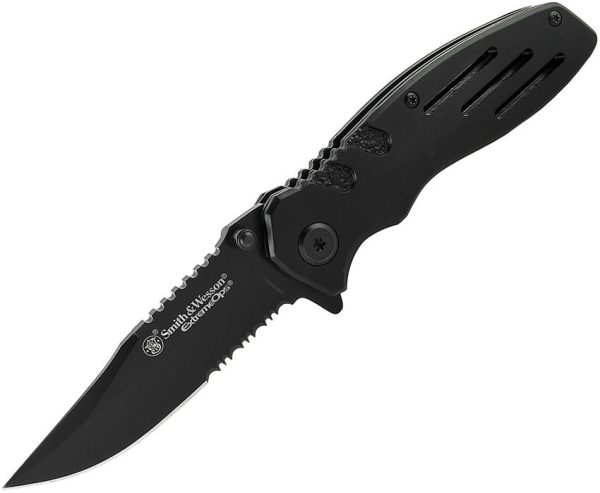 Smith & Wesson Extreme Ops Linerlock - Serrated