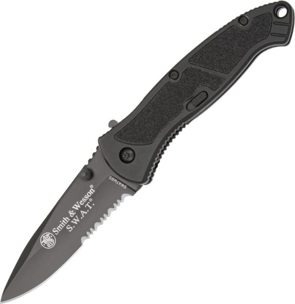 Smith & Wesson Black SWAT Assisted Opening Folding Knife