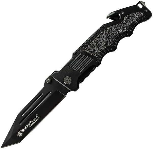 Smith & Wesson Border Guard Linerlock - Black Tanto