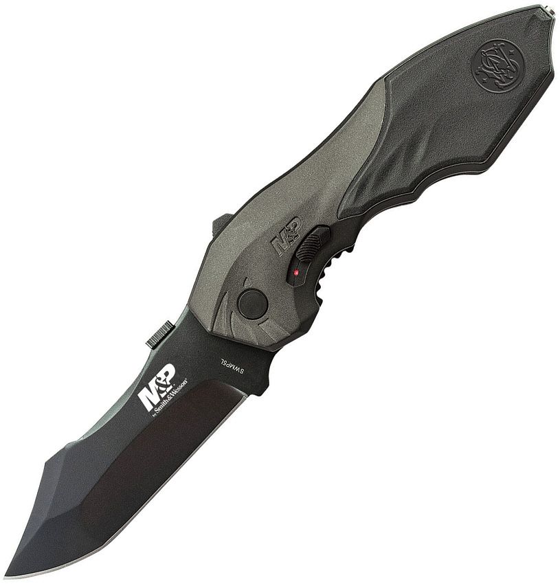 Smith & Wesson M&P Large Linerlock Folding Knife 4034 Stainless | Atlas ...