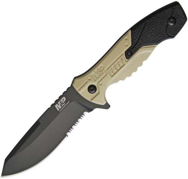 Smith & Wesson M&P Fixed Blade Knife 4" Serrated Stainless Steel