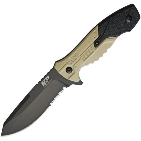 Smith & Wesson M&P Fixed Blade - 4 inch Black Oxide Serrated