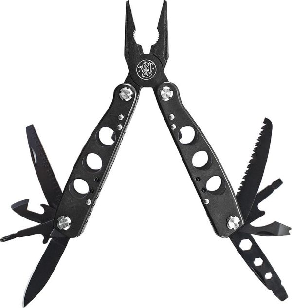 Smith & Wesson Multitool - 11-in-1 Stainless Black Finish