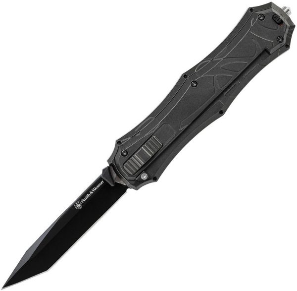 Smith & Wesson OTF Assist Black Tanto Folding Knife AUS-8