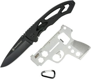SWP1158731.jpg Smith & Wesson Framelock/Tool Combo - Knife + Gun-Shaped Multi