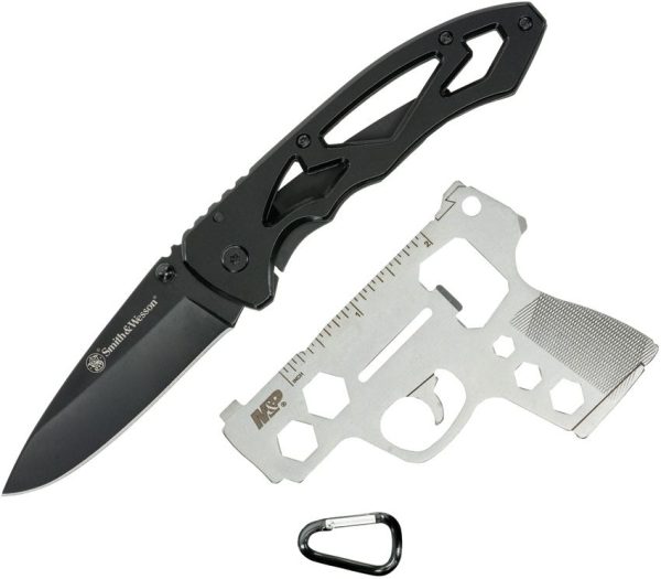 SWP1158731.jpg Smith & Wesson Framelock/Tool Combo - Knife + Gun-Shaped Multi