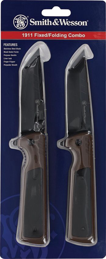 Smith & Wesson 1911 Fixed and Folder Combo Tanto