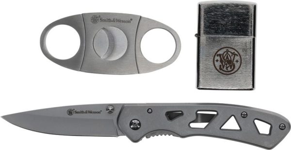 Smith & Wesson Framelock Cigar Cutter Combo