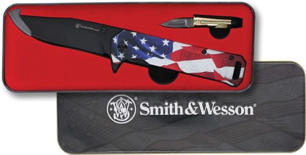 Smith & Wesson Americas Heroes Folder Combo Patriotic