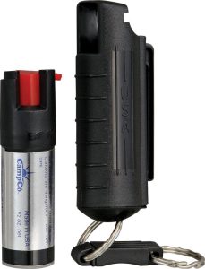 Smith & Wesson Pepper Spray Hard Case Black Keychain