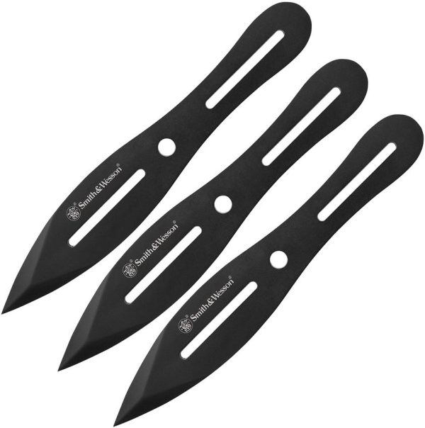 SWTK8BCP.jpg Smith & Wesson Throwing Knives Three Piece Black