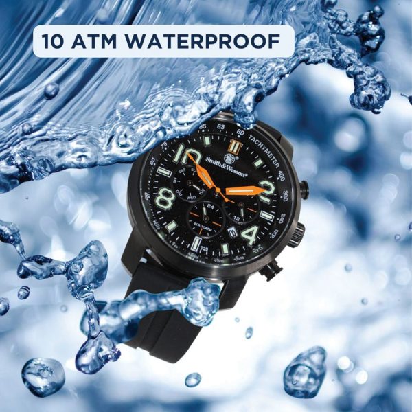 Smith & Wesson Tritium Chronograph Black Watch