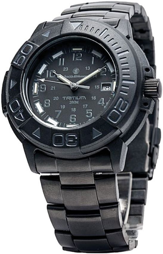 SWW900BLK.jpg Smith & Wesson Dive Watch Black Tritium