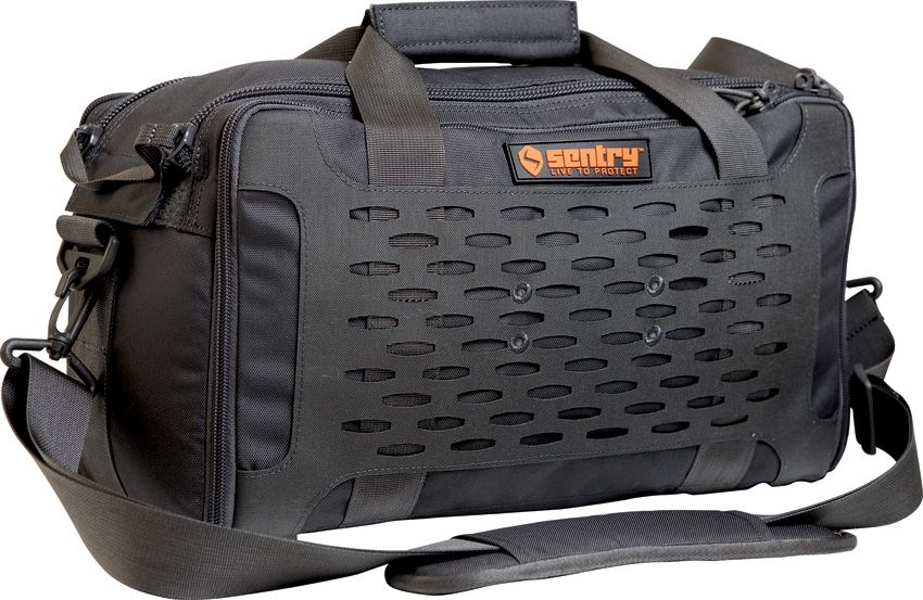Sentry Pistol Range Bag 1020 cu in Black 600D Fabric