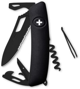 SZA0331010.jpg Swiza SH03 Swiss Pocket Knife Black Multi-Tool Folding
