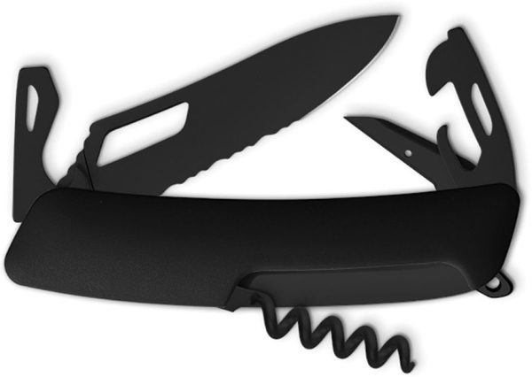 Swiza SH03 Swiss Pocket Knife Black Multi-Tool Folding