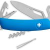 Swiza D03 Swiss Pocket Knife Blue 3.75" Closed