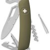 Swiza SH03 Swiss Pocket Knife Olive 3.75"