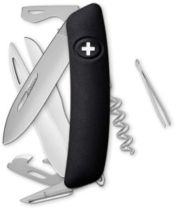 SZA1161010.jpg Swiza D07 Swiss Pocket Knife Black Multi Tool Folding