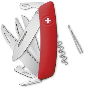 SZA1301000.jpg Swiza D09 Pocket Knife Red Synthetic Handle