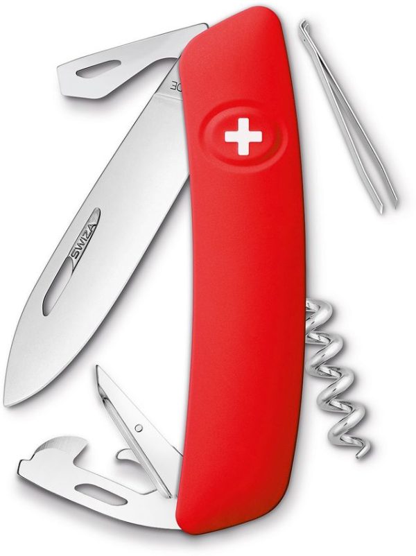SZA3000.jpg Swiza D03 Swiss Pocket Knife Red Synthetic
