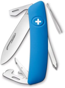 SZA4030.jpg Swiza D04 Swiss Pocket Knife - Blue Synthetic Handle