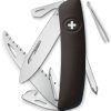Swiza D06 Swiss Button Lock Folding Knife Black 2.75" Blade