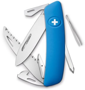 Swiza D06 Swiss Pocket Knife - Blue Synthetic Handle