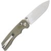Tenable Kryo Crossbar Lock Green Micarta Folding Knife 14C28N