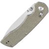 Tenable Kryo Crossbar Lock Green Micarta Folding Knife 14C28N