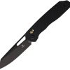 Tenable Shard Crossbar Lock Folding Knife 3.5" 14C28N Black G10