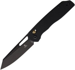 Tenable Shard Crossbar Lock Folding Knife 3.5" 14C28N Black G10