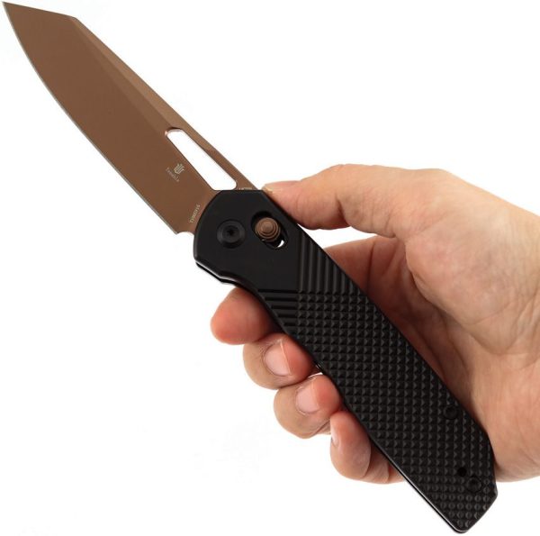 Tenable Shard Crossbar Lock Folding Knife 14C28N Sandvik Black