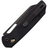 Tenable Shard Crossbar Lock Folding Knife 3.5" 14C28N Black G10