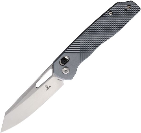 Tenable Shard Crossbar Lock Gray Aluminum 14C28N Folding Knife