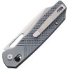 Tenable Shard Crossbar Lock Gray Aluminum 14C28N Folding Knife