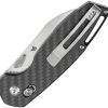 Tenable Model 6 Crossbar Lock Folding Knife 14C28N Sheepsfoot CF