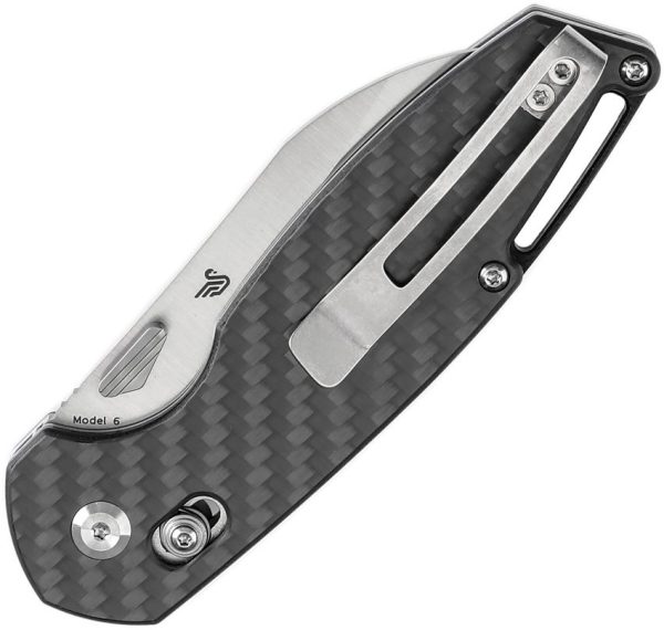 Tenable Model 6 Crossbar Lock Folding Knife 14C28N Sheepsfoot CF