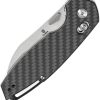 Tenable Model 6 Crossbar Lock Folding Knife 14C28N Sheepsfoot CF