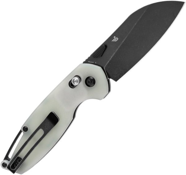 Tenable Model 6 Crossbar Lock Jade G10 Folding Knife 14C28N