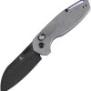 Tenable Knives Model 6 Crossbar Lock Black 14C28N Folding Knife