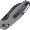 Tenable Knives Model 6 Crossbar Lock Black 14C28N Folding Knife