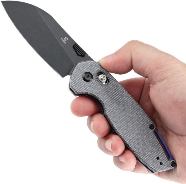 Tenable Knives Model 6 Crossbar Lock Black 14C28N Folding Knife
