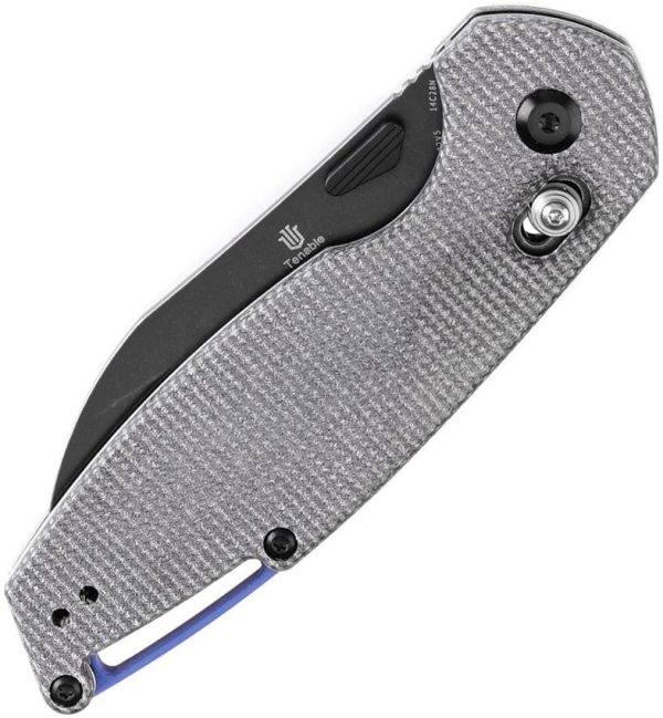 Tenable Knives Model 6 Crossbar Lock Black 14C28N Folding Knife