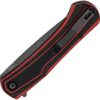 Tenable Kratos Linerlock Black/Red Nitro V Folding Knife